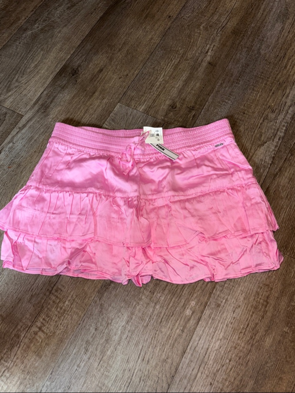 Pink Tiered Ruffle skirt